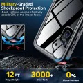 ShellBox - Водоустойчив IP68 калъф - Samsung Galaxy S25 Plus - черен