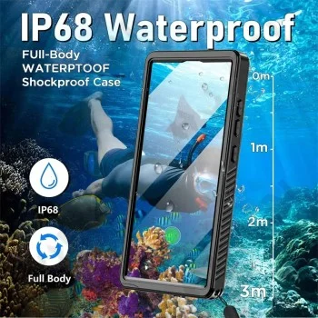 ShellBox - Водоустойчив IP68 калъф - Samsung Galaxy S25 Ultra - черен