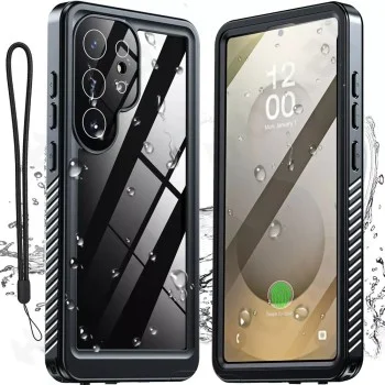 ShellBox - Водоустойчив IP68 калъф - Samsung Galaxy S25 Ultra - черен