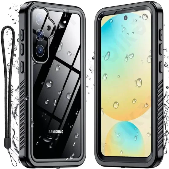 ShellBox - Водоустойчив IP68 калъф - Samsung Galaxy S25 - черен