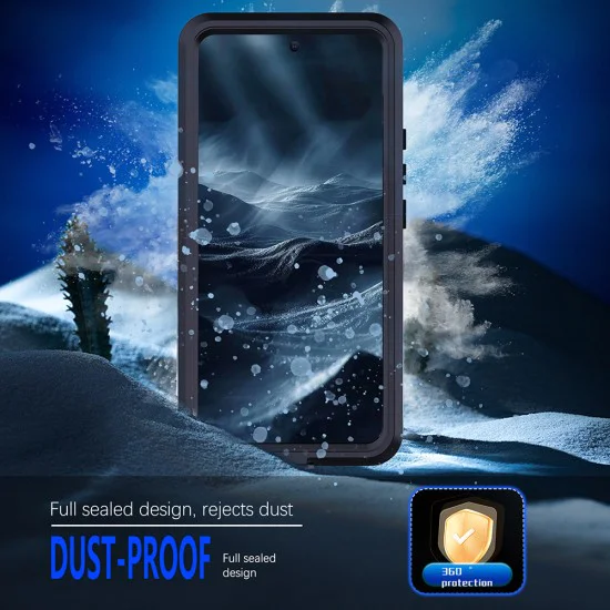 ShellBox - Водоустойчив IP68 калъф - Xiaomi Redmi Note 14 Pro 5G / Poco X7 - Черен