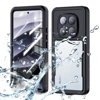 ShellBox - Водоустойчив IP68 калъф - Xiaomi Redmi Note 14 Pro 5G / Poco X7 - Черен