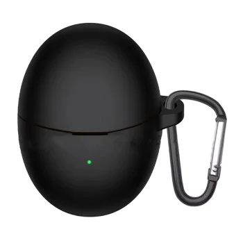 Силиконов калъф за Huawei FreeBuds 6 - Techsuit Smooth Ultrathin - Черен