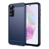 Силиконов калъф за Samsung Galaxy A35 5G - Techsuit - карбонов - син