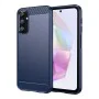Силиконов калъф за Samsung Galaxy A35 5G - Techsuit - карбонов - син