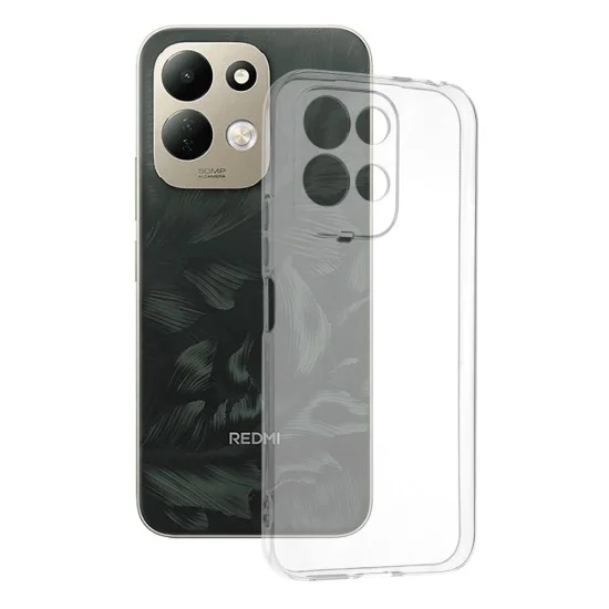 Силиконов калъф Techsuit Clear Silicone - Xiaomi Redmi 17 4G / Redmi 17 5G - Прозрачен