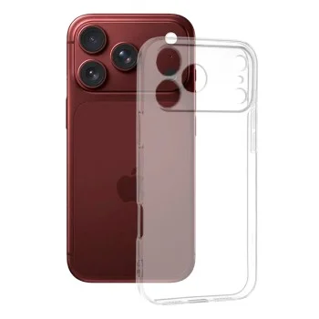 Силиконов калъф Techsuit Clear Silicone - iPhone 18 Pro Max / iPhone 17 Pro Max - Прозрачен