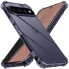 Силиконов калъф Techsuit Shockproof Clear Silicone - Google Pixel 11 Pro XL - Сив
