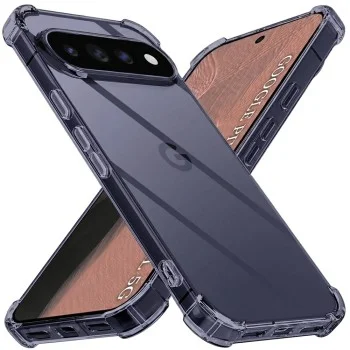 Силиконов калъф Techsuit Shockproof Clear Silicone - Google Pixel 11 Pro XL - Сив