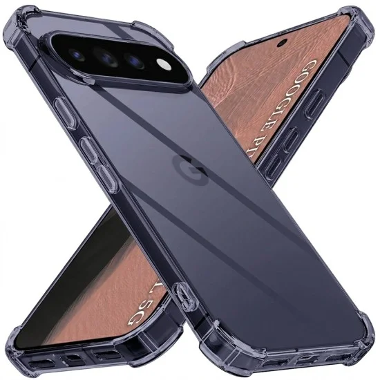 Силиконов калъф Techsuit Shockproof Clear Silicone - Google Pixel 11 Pro XL - Сив
