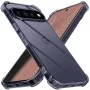 Силиконов калъф Techsuit Shockproof Clear Silicone - Google Pixel 11 Pro XL - Сив