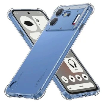 Силиконов калъф Techsuit Shockproof Clear Silicone - Nothing Phone (4b) - Прозрачен