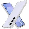 Силиконов калъф Techsuit Shockproof Clear Silicone - Samsung Galaxy S26 FE / S25 FE - Прозрачен