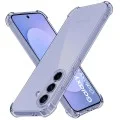 Силиконов калъф Techsuit Shockproof Clear Silicone - Samsung Galaxy S26 FE / S25 FE - Сив