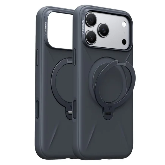 Силиконов калъф Torras - QPRO Silicone Series - iPhone 18 Pro Max / iPhone 17 Pro Max - Черен