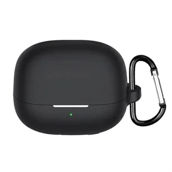 Силиконов калъф за Xiaomi Buds 5 Pro - Techsuit Smooth Ultrathin - Черен
