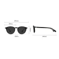 Слънчеви очила Techsuit Polarized Sunglasses (31235) - мъжки, поляризирани, TR90 рамка - Черен