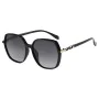 Слънчеви очила Techsuit Polarized Sunglasses (5223) - дамски, поляризирани, класически ретро - Черен
