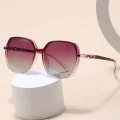 Слънчеви очила Techsuit Polarized Sunglasses (5223) - дамски, поляризирани, класически ретро - Кафяв