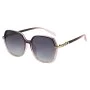 Слънчеви очила Techsuit Polarized Sunglasses (5223) - дамски, поляризирани, класически ретро - Сив / Розов