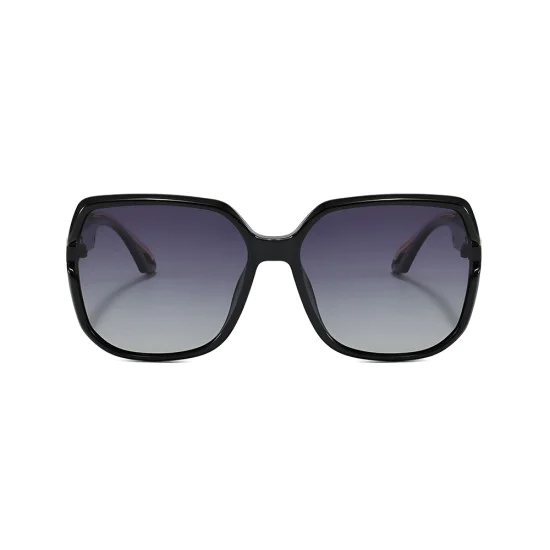 Слънчеви очила Techsuit Polarized Sunglasses (5228) - дамски, поляризирани, UV400 - Черен / Златист