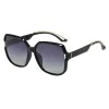 Слънчеви очила Techsuit Polarized Sunglasses (5228) - дамски, поляризирани, UV400 - Черен / Златист