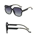 Слънчеви очила Techsuit Polarized Sunglasses (5228) - дамски, поляризирани, UV400 - Черен / Златист