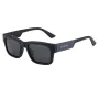 Слънчеви очила Techsuit Polarized Sunglasses (8491) - мъжки, поляризирани, квадратна рамка - Мат Черен / Сив