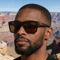 Слънчеви очила Techsuit Polarized Sunglasses (8500) - мъжки, поляризирани, UV400 - Черен / Сив