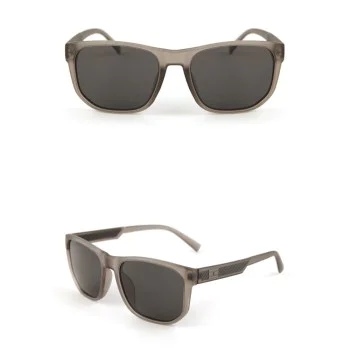 Слънчеви очила Techsuit Polarized Sunglasses (8502) - мъжки, поляризирани, Wayfarer дизайн - Сив