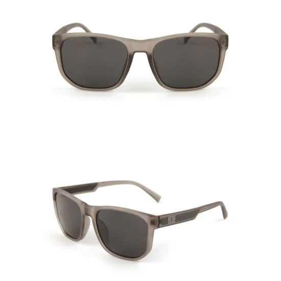 Слънчеви очила Techsuit Polarized Sunglasses (8502) - мъжки, поляризирани, Wayfarer дизайн - Сив