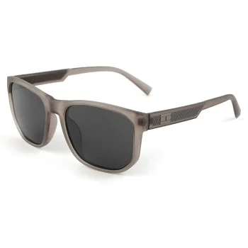Слънчеви очила Techsuit Polarized Sunglasses (8502) - мъжки, поляризирани, Wayfarer дизайн - Сив