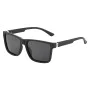 Слънчеви очила Techsuit Polarized Sunglasses (8506) - мъжки, поляризирани, квадратна рамка - Мат Черен