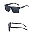 Слънчеви очила Techsuit Polarized Sunglasses (8506) - мъжки, поляризирани, квадратна рамка - Мат Кафяв