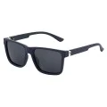 Слънчеви очила Techsuit Polarized Sunglasses (8506) - мъжки, поляризирани, квадратна рамка - Мат Син