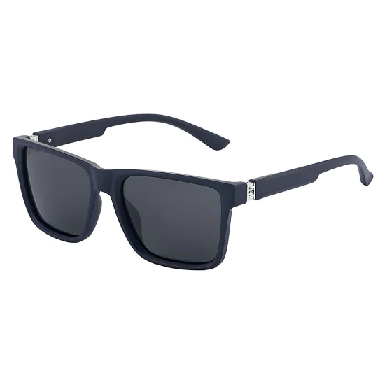 Слънчеви очила Techsuit Polarized Sunglasses (8506) - мъжки, поляризирани, квадратна рамка - Мат Син