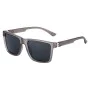 Слънчеви очила Techsuit Polarized Sunglasses (8506) - мъжки, поляризирани, квадратна рамка - Мат Сив