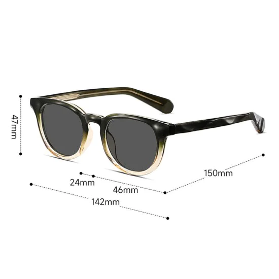 Слънчеви очила Techsuit Polarized Sunglasses (8663) - мъжки, поляризирани, TR90 - Черен