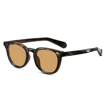 Слънчеви очила Techsuit Polarized Sunglasses (8663) - мъжки, поляризирани, TR90 - Кафяв (Hawksbill Tea)