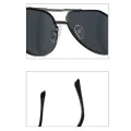 Слънчеви очила Techsuit Premium Polarized Sunglasses (8622) - унисекс, авиаторски, поляризирани - Златист