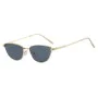 Слънчеви очила Techsuit Premium Sunglasses (622) - дамски, котешко око, минималистични - Черен