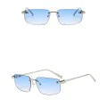 Слънчеви очила Techsuit Premium Sunglasses (S098) - унисекс, правоъгълни, без рамка - Glacier