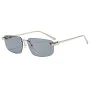 Слънчеви очила Techsuit Premium Sunglasses (S098) - унисекс, правоъгълни, без рамка - Тъмно сив (Dark Smoke)