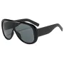 Слънчеви очила Techsuit Sunglasses (89337) - дамски, авиаторски, голяма рамка - Черен