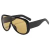 Слънчеви очила Techsuit Sunglasses (89337) - дамски, авиаторски, голяма рамка - Кафяв (Black Tea)