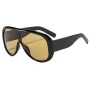 Слънчеви очила Techsuit Sunglasses (89337) - дамски, авиаторски, голяма рамка - Кафяв (Black Tea)