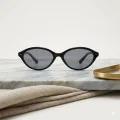 Слънчеви очила Techsuit Sunglasses (99034) - дамски, овална TR90 рамка - Зелен