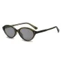 Слънчеви очила Techsuit Sunglasses (99034) - дамски, овална TR90 рамка - Зелен