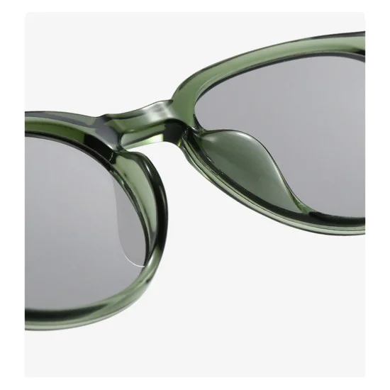Слънчеви очила Techsuit Sunglasses (99046) - унисекс, кръгла TR90 рамка - Леопардов (Brown Print)