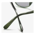 Слънчеви очила Techsuit Sunglasses (99046) - унисекс, кръгла TR90 рамка - Сив